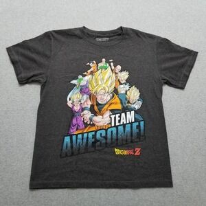 Dragon Ball Z Shirt Mens Medium Gray‎ Anime Short Sleeve Crew Neck